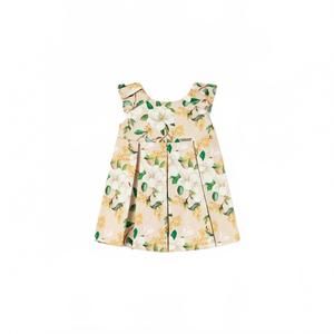 NEW MAYORAL toddler girl's floral printed dress in beige